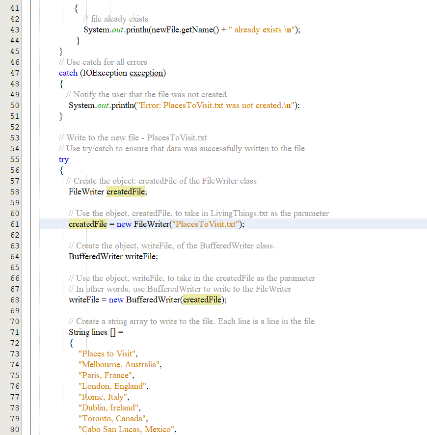 Advanced Java Final Exam and Final Project Samples