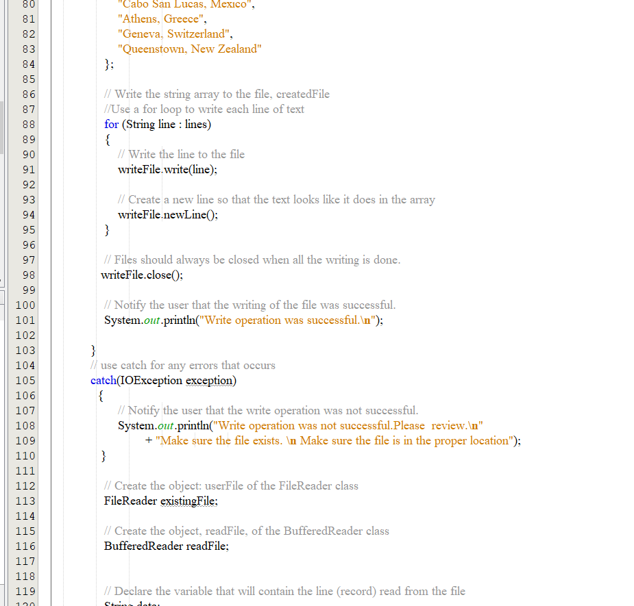Advanced Java Final Exam and Final Project Samples