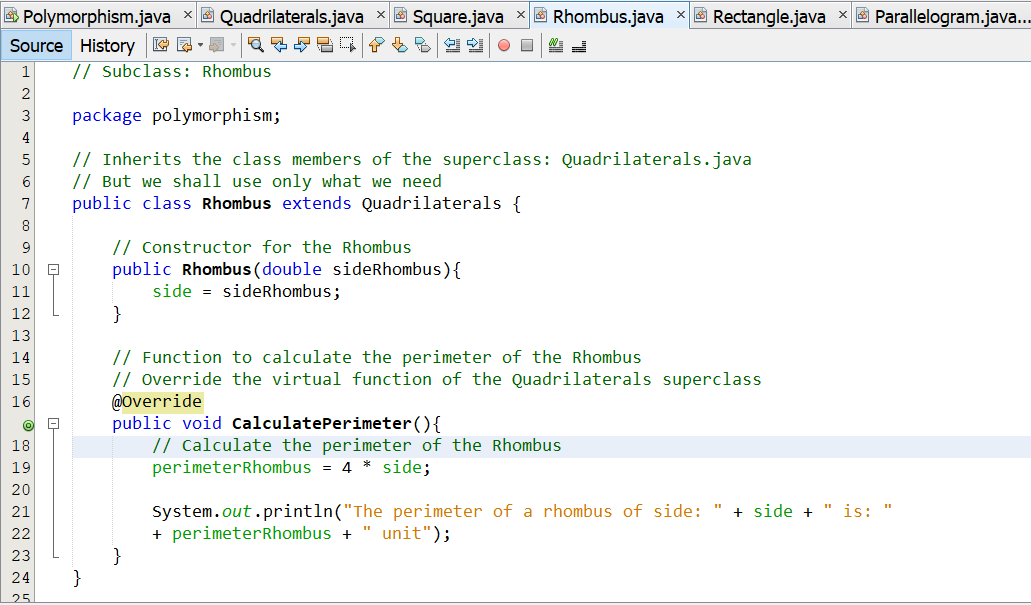 Dynamic Polymorphism 3