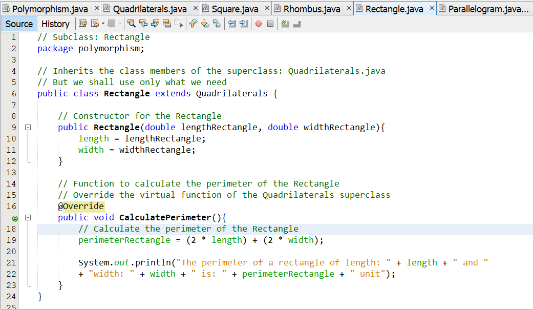 Dynamic Polymorphism 4