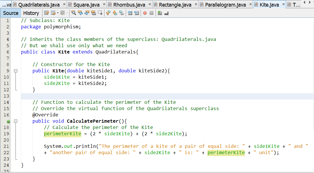 Dynamic Polymorphism 6