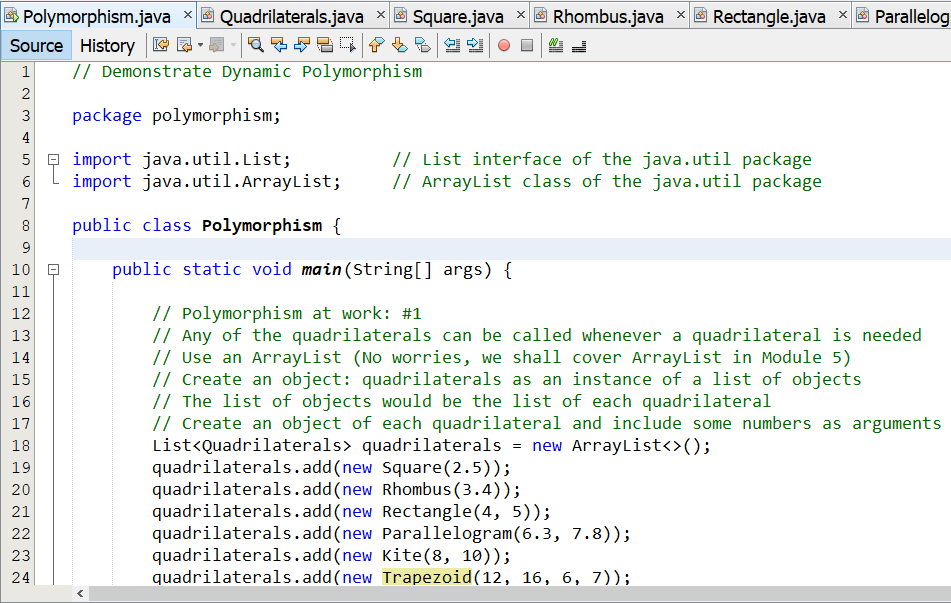 Dynamic Polymorphism 8