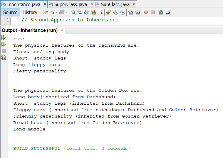 Inheritance: Second Approach 1-5