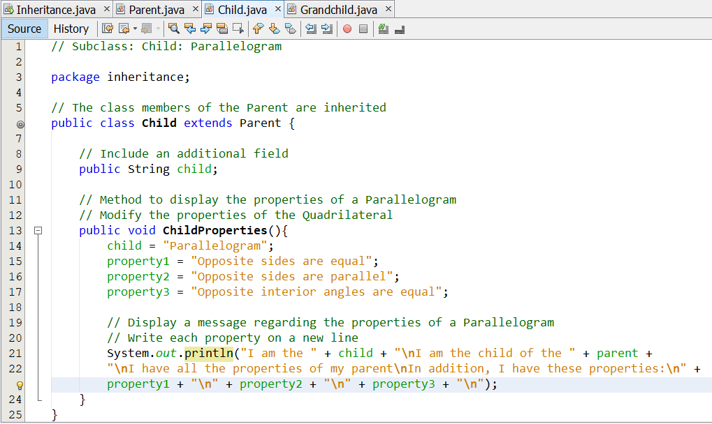 Multilevel Inheritance 2