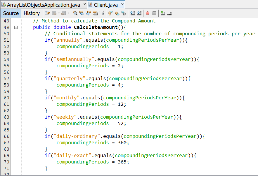 Array List Application 1-3