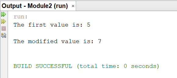 Variables: Integers: 2-2