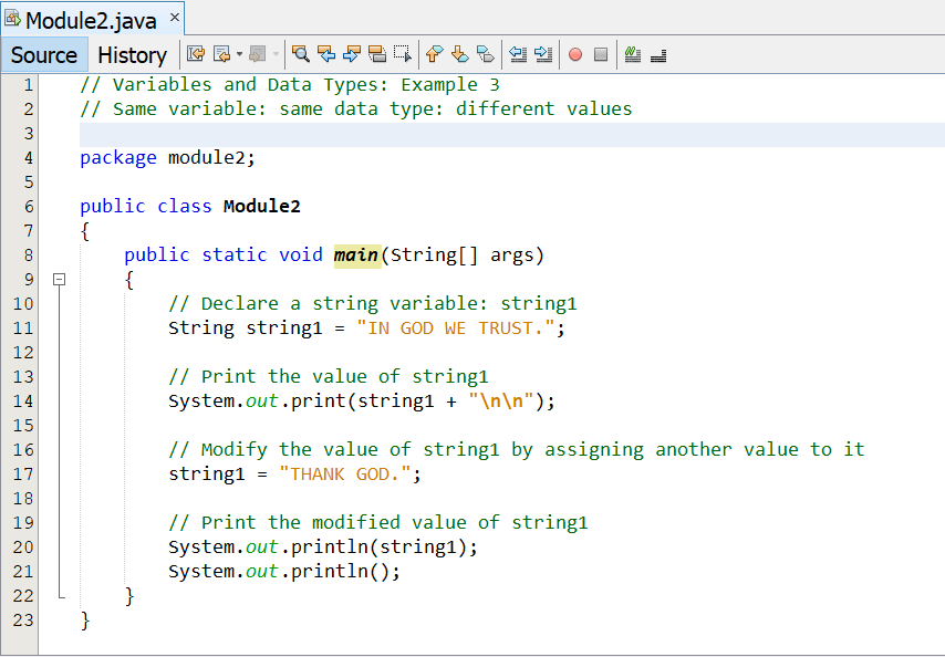 Variables: Strings: 3-1