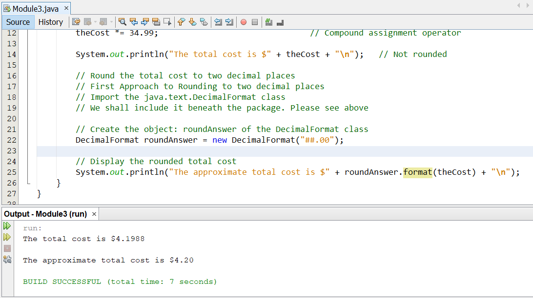 Module 3: Example 7-2