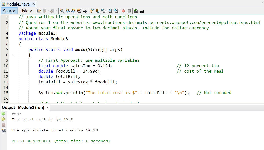 Module 3: Example 8-1