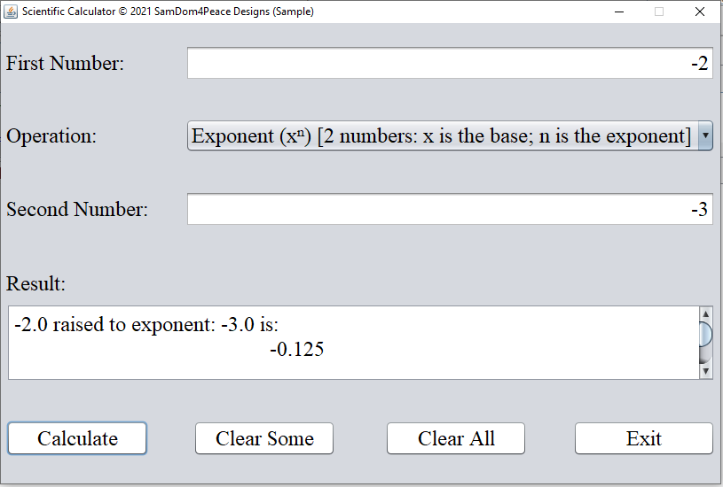 Run Program Scientific Calculator 11