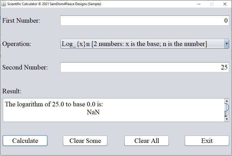 Run Program Scientific Calculator 13