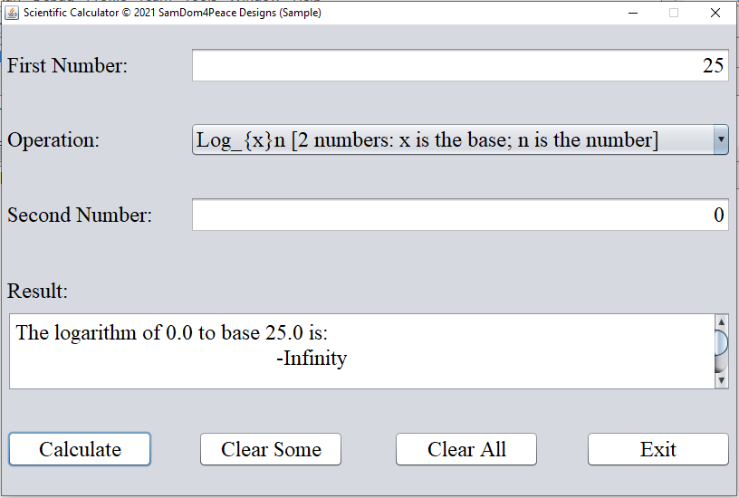 Run Program Scientific Calculator 14