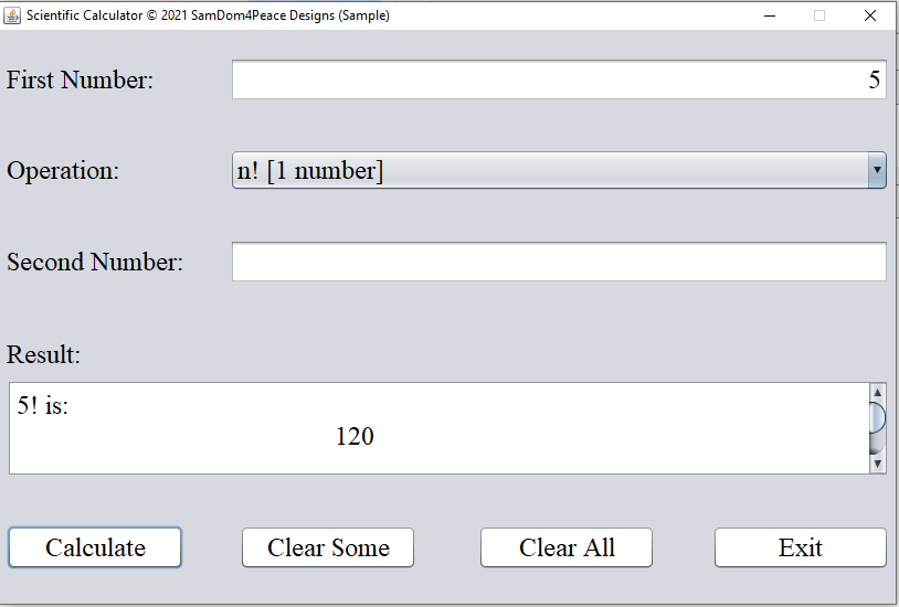 Run Program Scientific Calculator 24