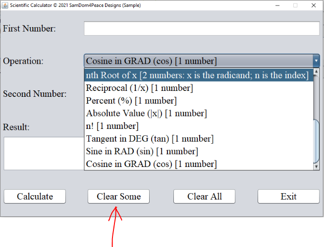 Run Program Scientific Calculator 28