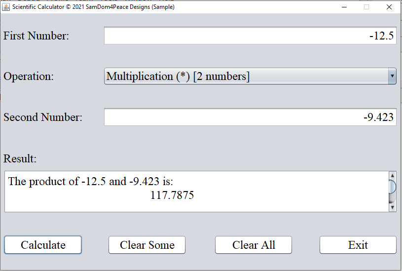 Run Program Scientific Calculator 3