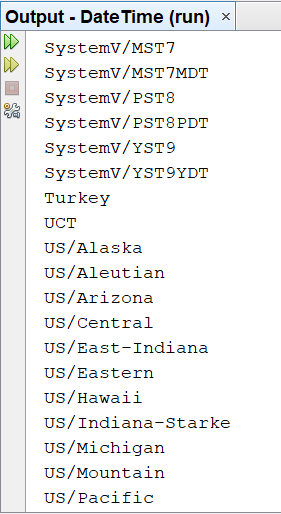 Time Zones 31