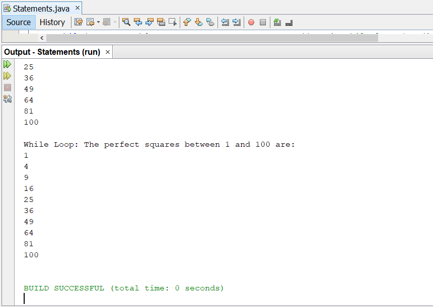 Looping Statements: Example 3-3