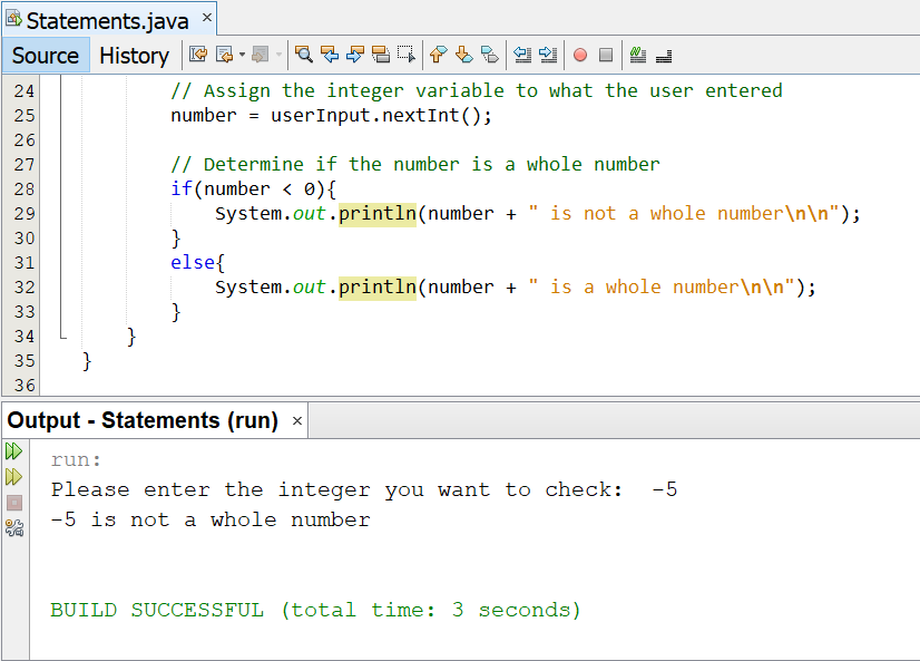 Selection Statements: Example 3-2