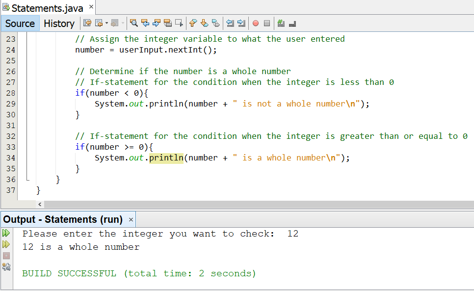 Selection Statements: Example 4-2