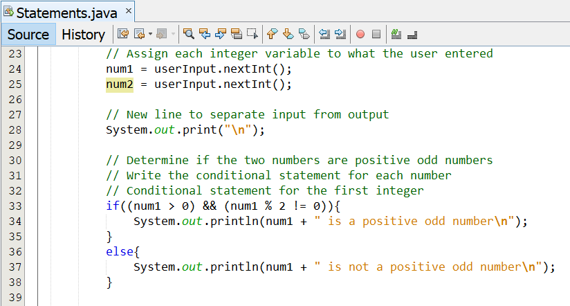 Selection Statements: Example 7-2