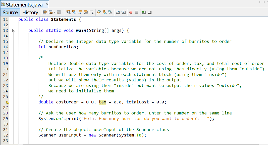 Selection Statements - Example 9-2