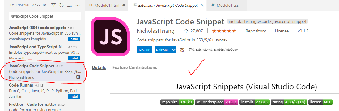 Visual Studio Code Extensions 6