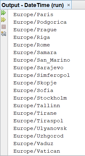 Time Zones 25