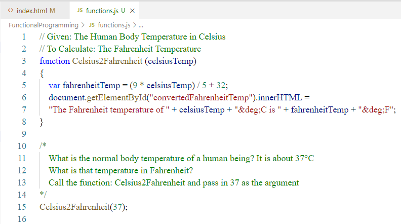 Functions: JS 1-1