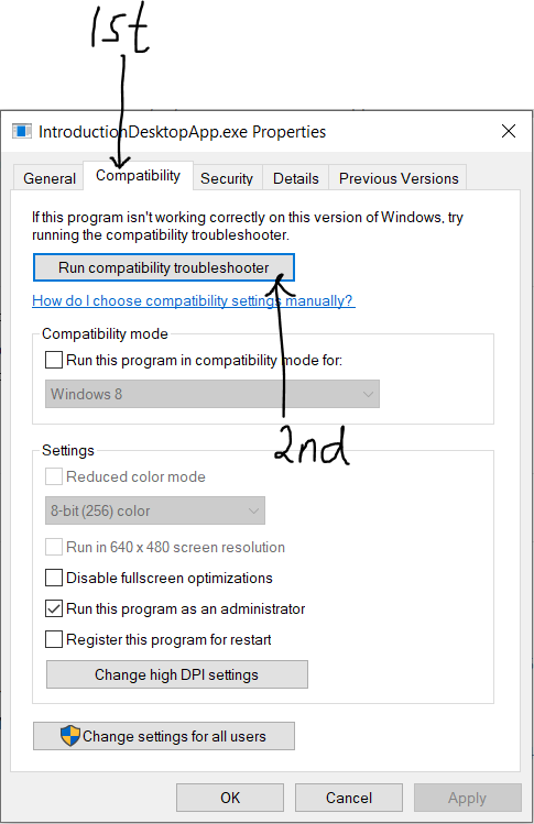 Troubleshoot App 1