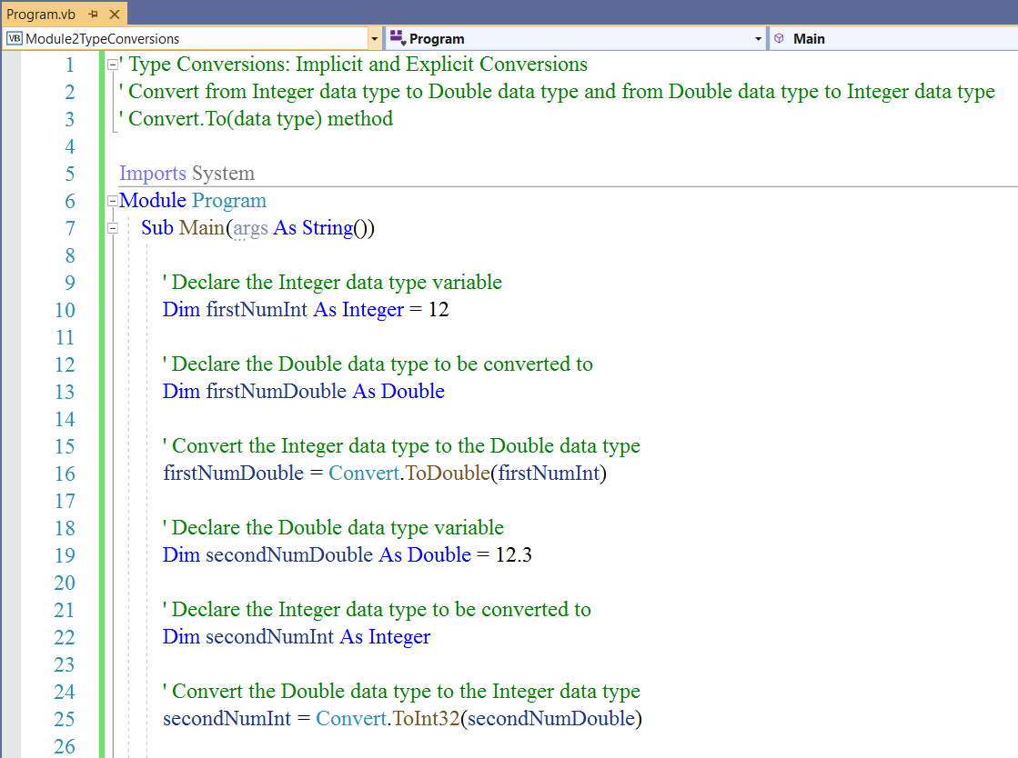 Implicit-Explicit Conversions 1-1