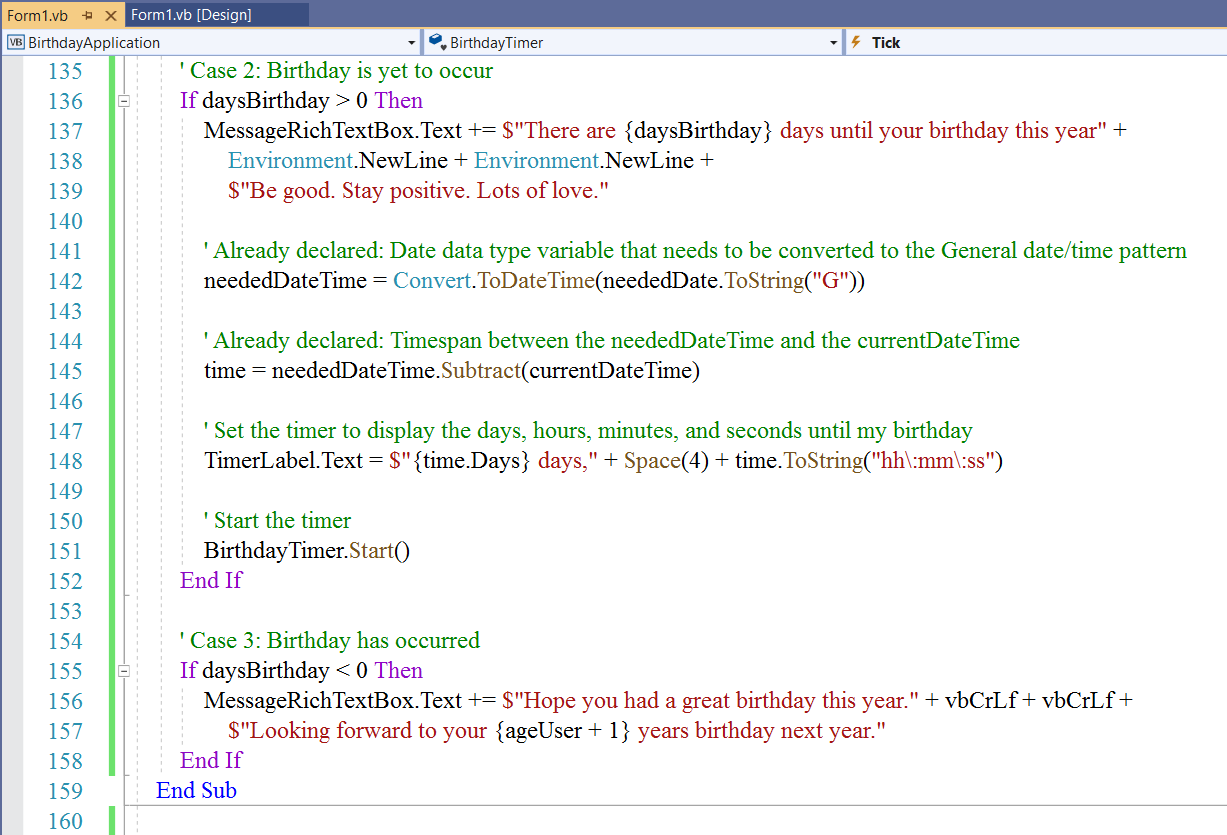 Birthday Desktop App Code 6