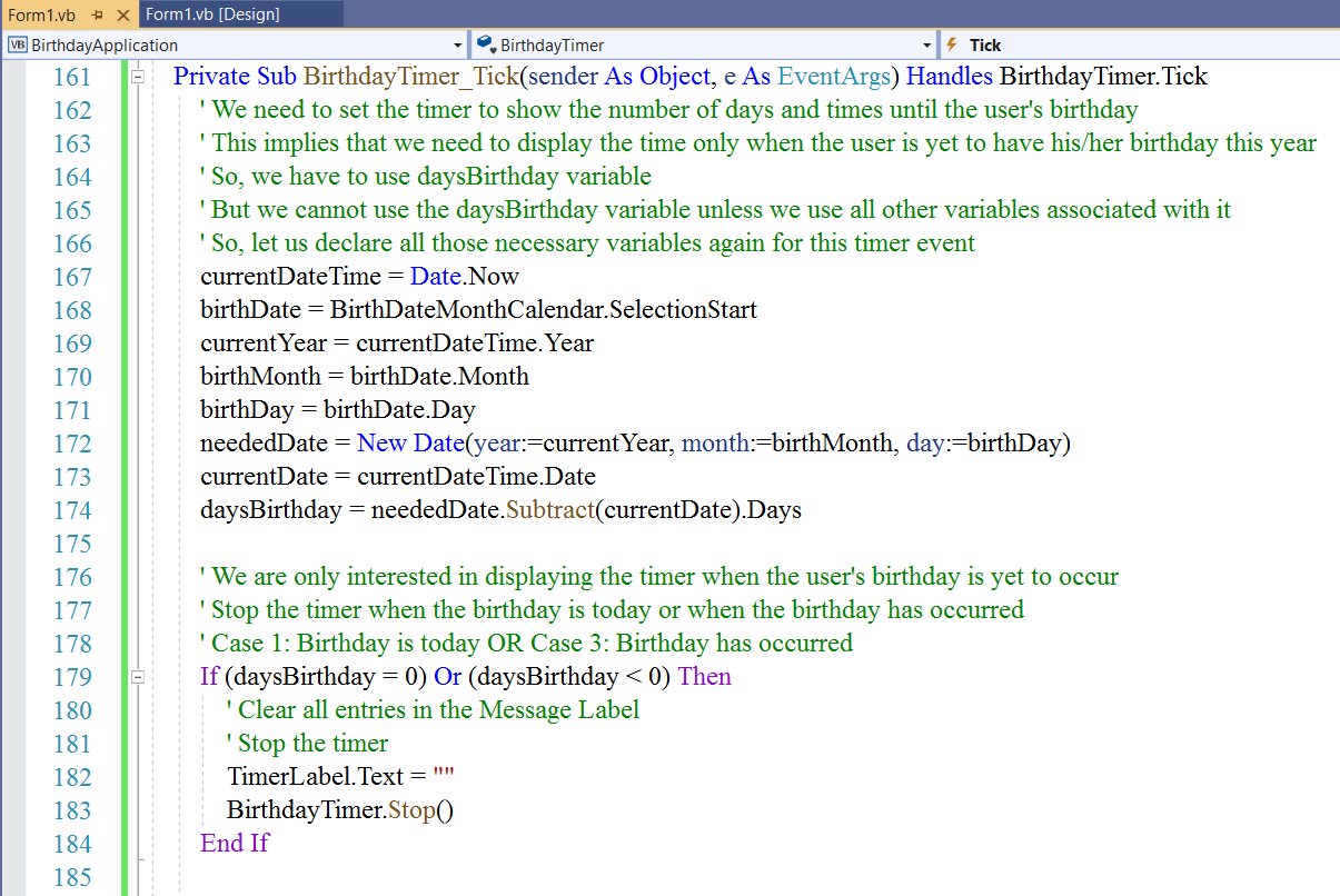 Birthday Desktop App Code 7