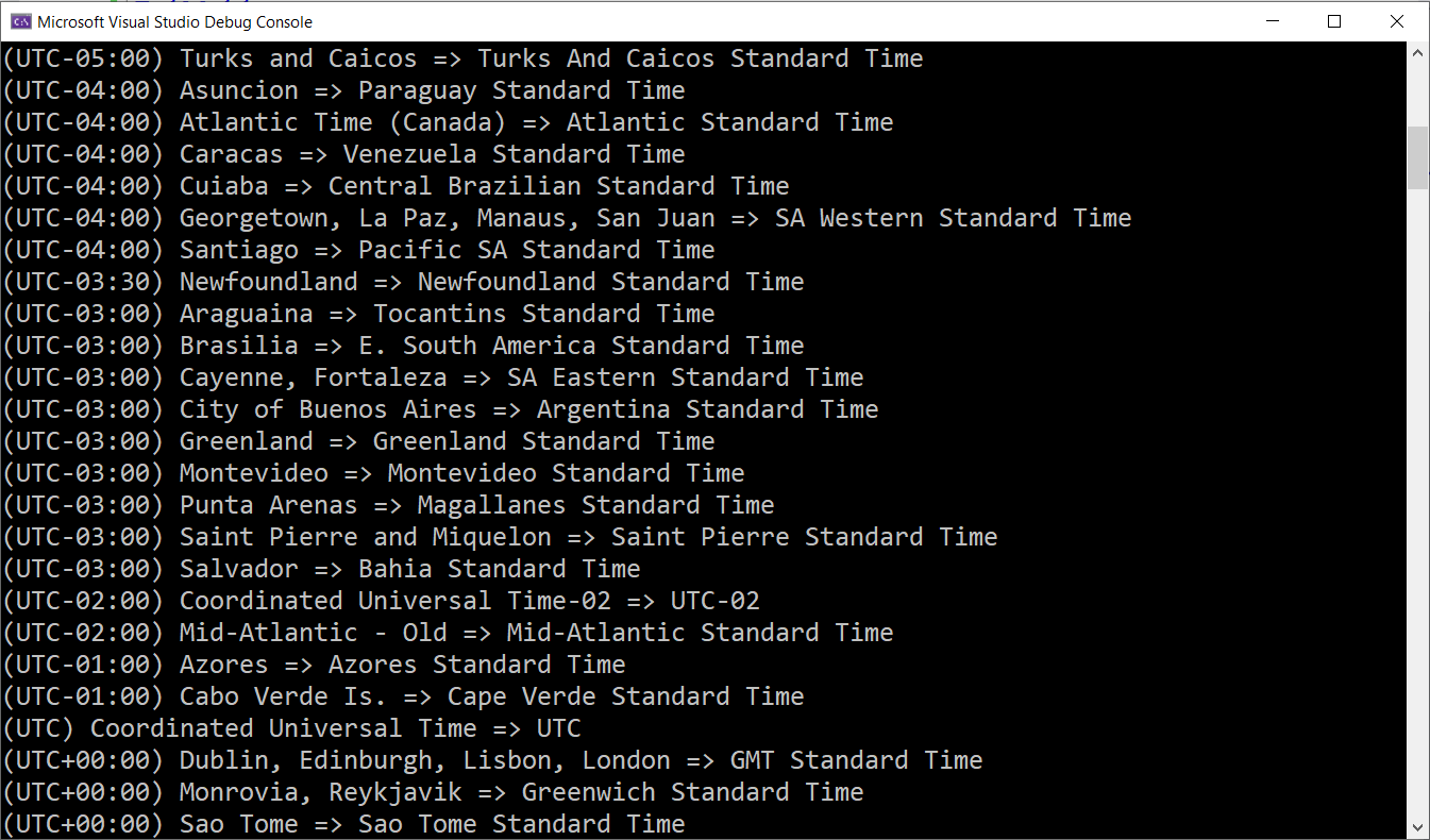 Time Zones for Different Countries 2