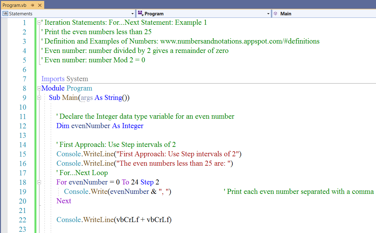 Iteration Statements 1-1