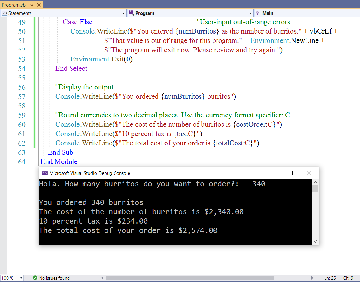 Select...Case Statements 4-3