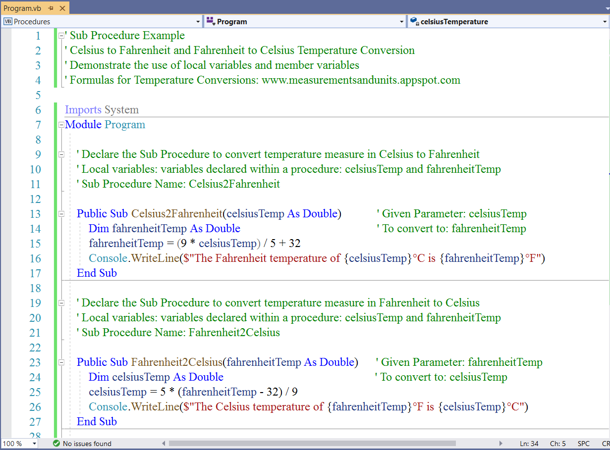 Sub Procedure 1-1