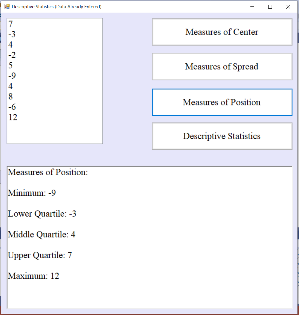 ListBox: Arrays App 3