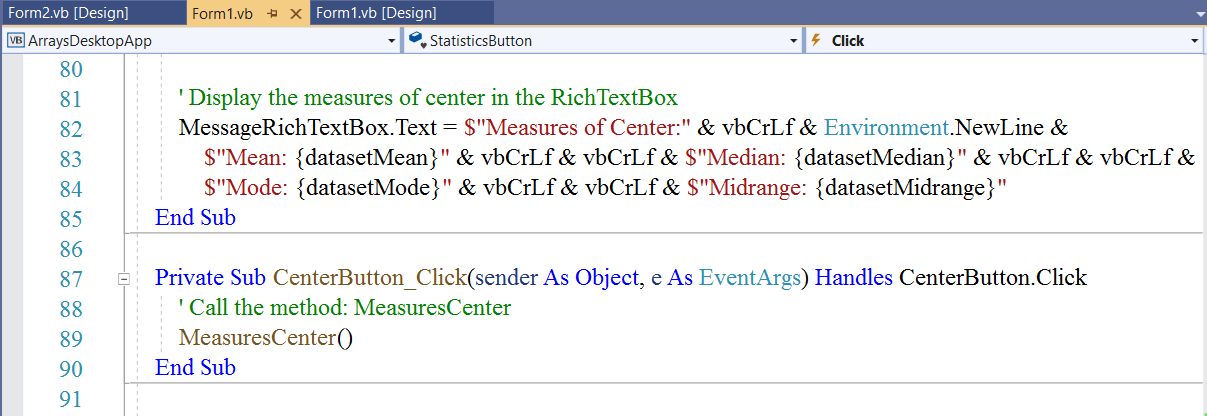 ListBox: Arrays 4